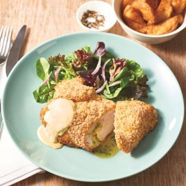 Chicken Kiev and Honey Mustard Sauce Chicken Kiev and Honey Mustard Sauce