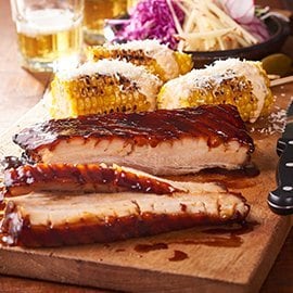 Pork Belly Steak with Maple Balsamic Glaze Pork Belly Steak with Maple Balsamic Glaze