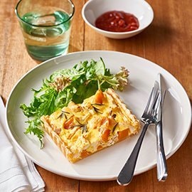 Pumpkin, Rosemary, Lemon Chicken Quiche Pumpkin, Rosemary, Lemon Chicken Quiche