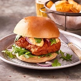 Thai Chicken Burger Thai Chicken Burger