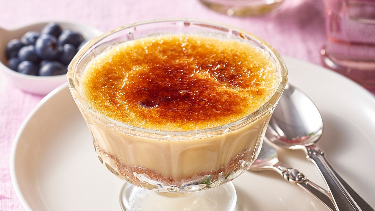 Cinnamon Doughnut Brulee Pudding – Recipe