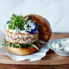 Gourmet Salmon Burger Gourmet Salmon Burger