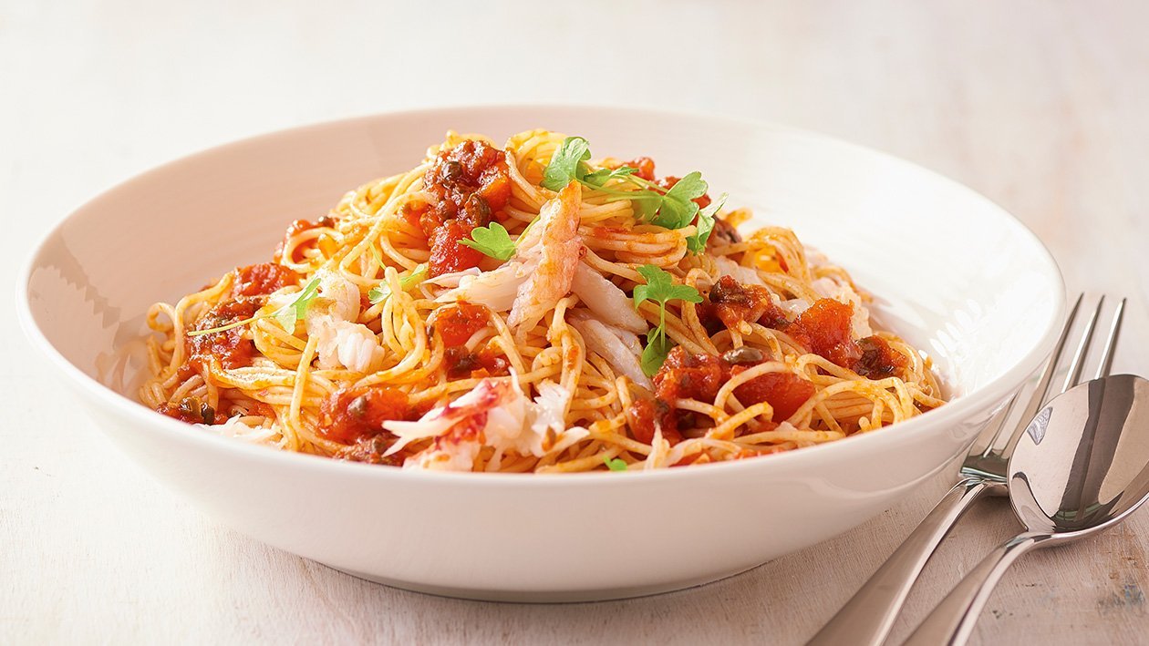 King Crab, Angel Hair Pasta – Recipe