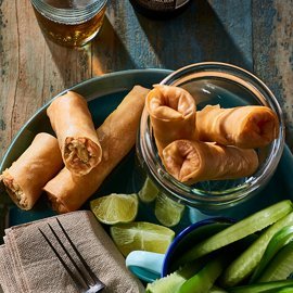 Smoked Salmon and Cream Cheese Spring Rolls Smoked Salmon and Cream Cheese Spring Rolls