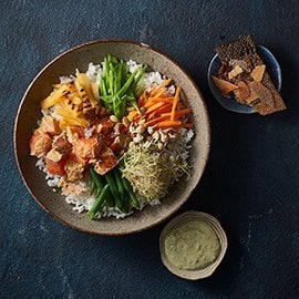 Spicy Salmon Poke Spicy Salmon Poke