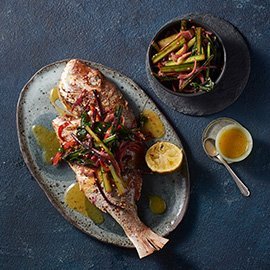 Whole Baked Chinese Lemon Curry Snapper Whole Baked Chinese Lemon Curry Snapper
