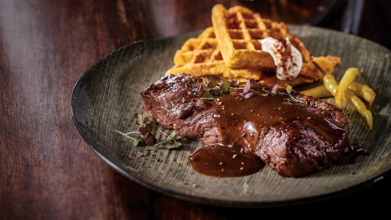 Aged Rump Cap with Hell's Fire Pepper Sauce – Recipe