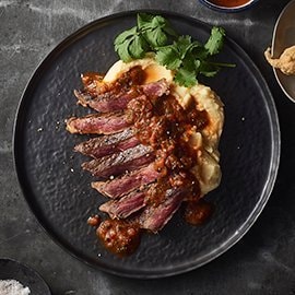 Bulgogi Rump Steak with Salsa Roja Bulgogi Rump Steak with Salsa Roja