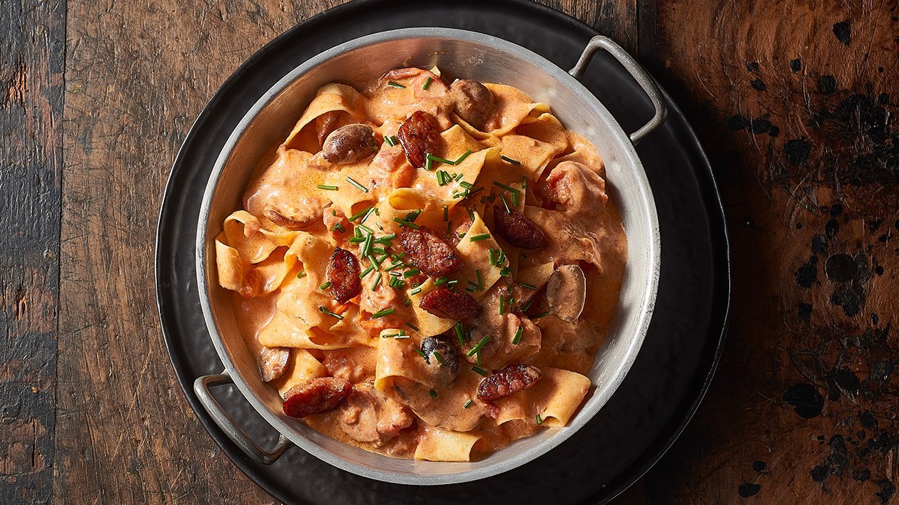 Chorizo Pappardelle – Recipe