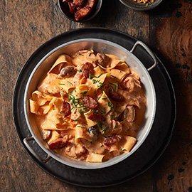 Chorizo Pappardelle Chorizo Pappardelle