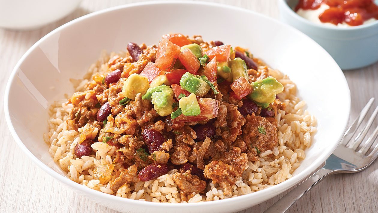 Mexican Mince with Avocado and Tomato Salsa – Recipe