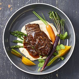 Rump Cap, Musket French Onion Sauce, Truffle Cauliflower Rump Cap, Musket French Onion Sauce, Truffle Cauliflower