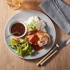Thai Chilli Glazed Pork Loin Chop Thai Chilli Glazed Pork Loin Chop