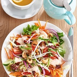 Asian Chicken Salad with Sweet Chilli Lime Dressing Asian Chicken Salad with Sweet Chilli Lime Dressing
