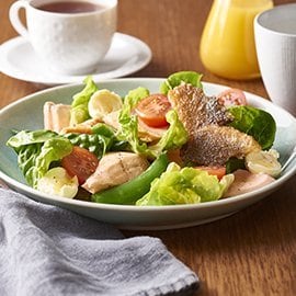 Citrus Poached Salmon Salad Citrus Poached Salmon Salad
