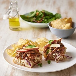 Apple Braised Pulled Pork Sandwich Apple Braised Pulled Pork Sandwich