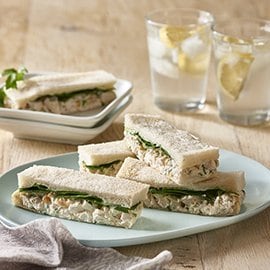 Citrus Poached Chicken Finger Sandwiches Citrus Poached Chicken Finger Sandwiches