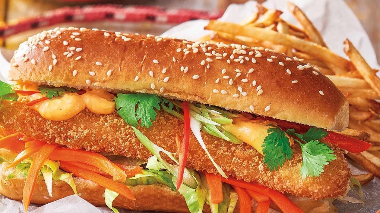 Hanoi Fish Sandwich with Red Curry Mayo – Recipe