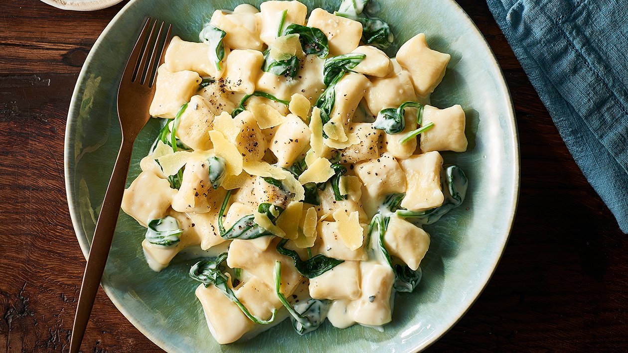 Potato Gnocchi, Blue Cheese Sauce – Recipe