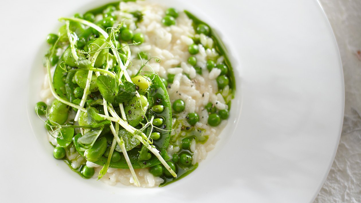 Risotto with Green Vegetables – Recipe