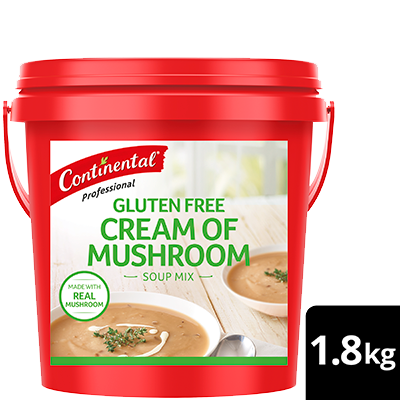 CONTINENTAL Professional Cream of Mushroom Soup Mix Gluten Free 1.8kg