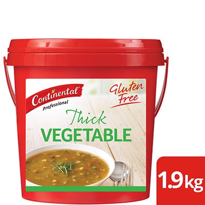 CONTINENTAL Professional Gluten Free Thick Vegetable Soup Mix 1.9kg - 