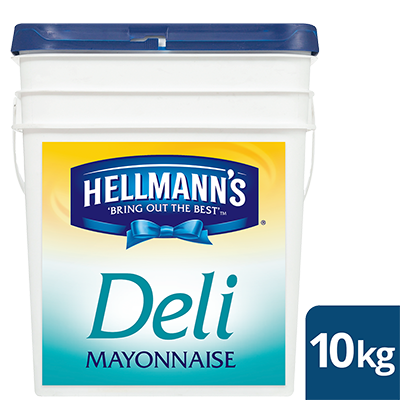 HELLMANN'S Deli Mayonnaise 10kg - HELLMANN'S Deli Mayonnaise lets you deliver a sweet and tangy taste in every bite consistently at an affordable price.