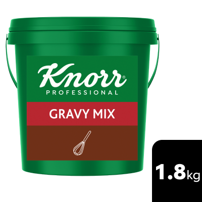 KNORR Gravy Mix Gluten Free 1.8kg - KNORR Gravy Mix is an affordable reliable solution that delivers a classic gravy taste in every serve.