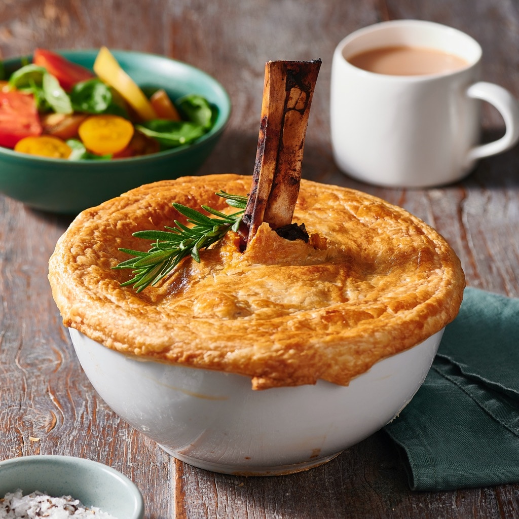 Braised lamb shank pie Braised lamb shank pie
