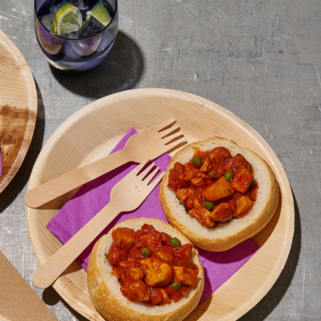 Chicken Vindaloo Bunny Chow Chicken Vindaloo Bunny Chow
