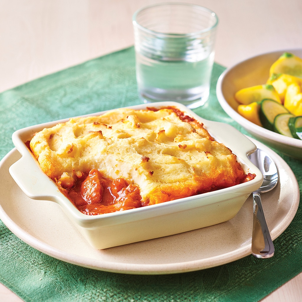 Butter Chicken Pie, Potato Top Butter Chicken Pie, Potato Top
