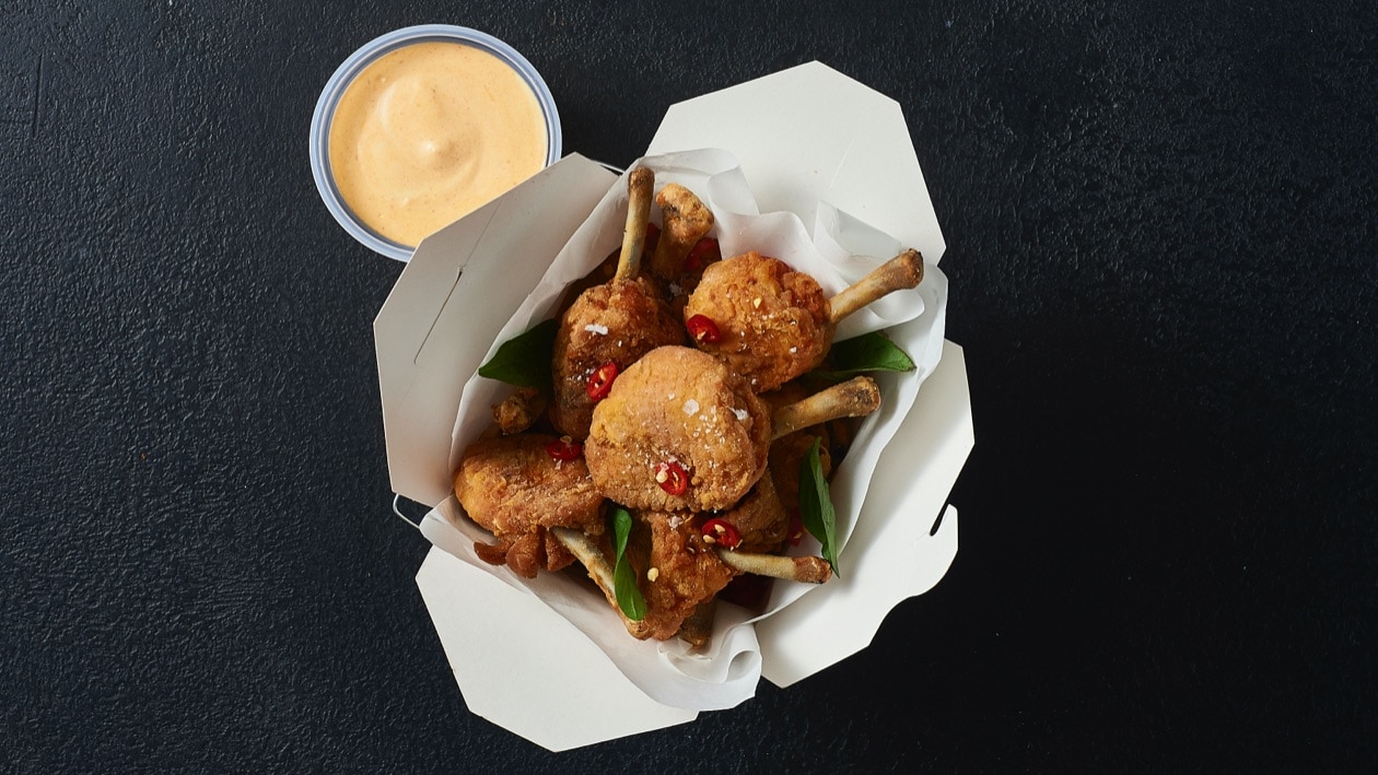Chicken Lollipops with Red Curry Butter – Recipe