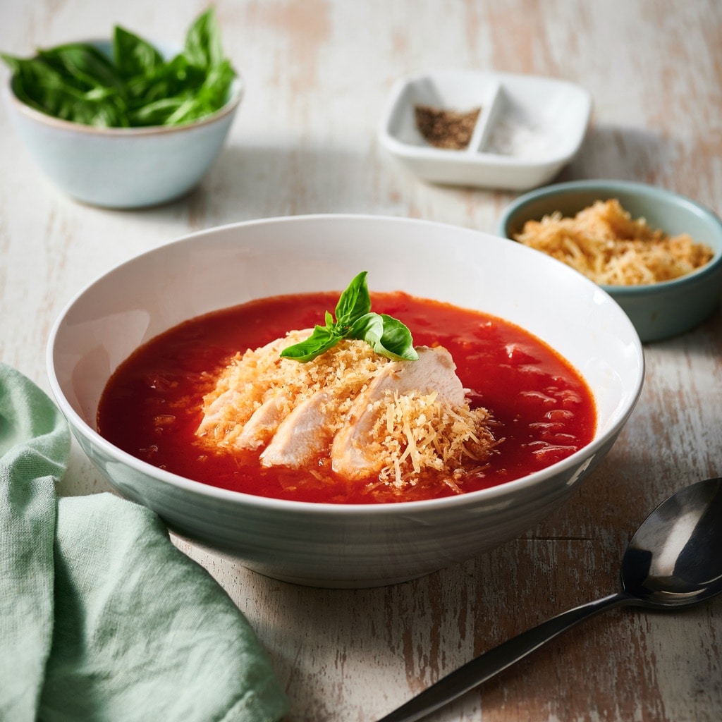 Chicken Parmigiana Soup Chicken Parmigiana Soup