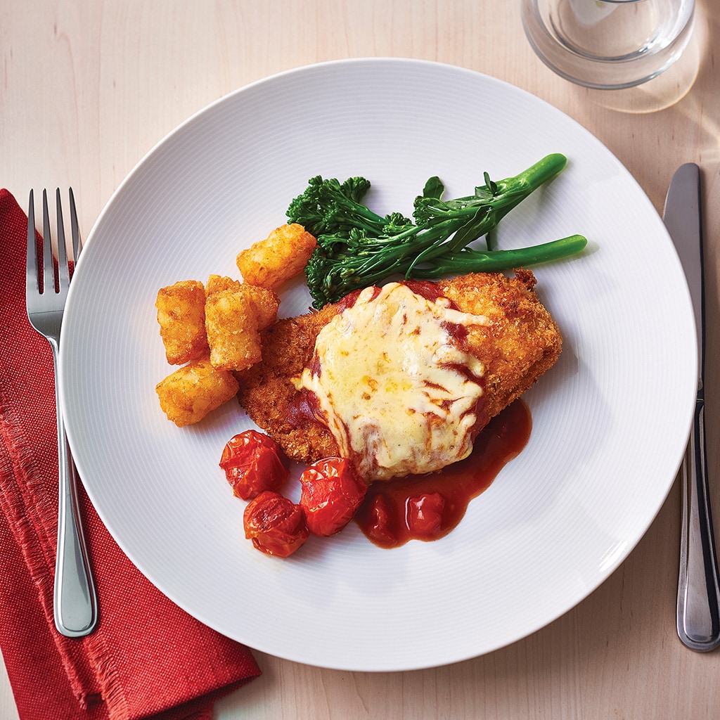 Chicken Parmigiana with Tuscan Gravy Chicken Parmigiana with Tuscan Gravy