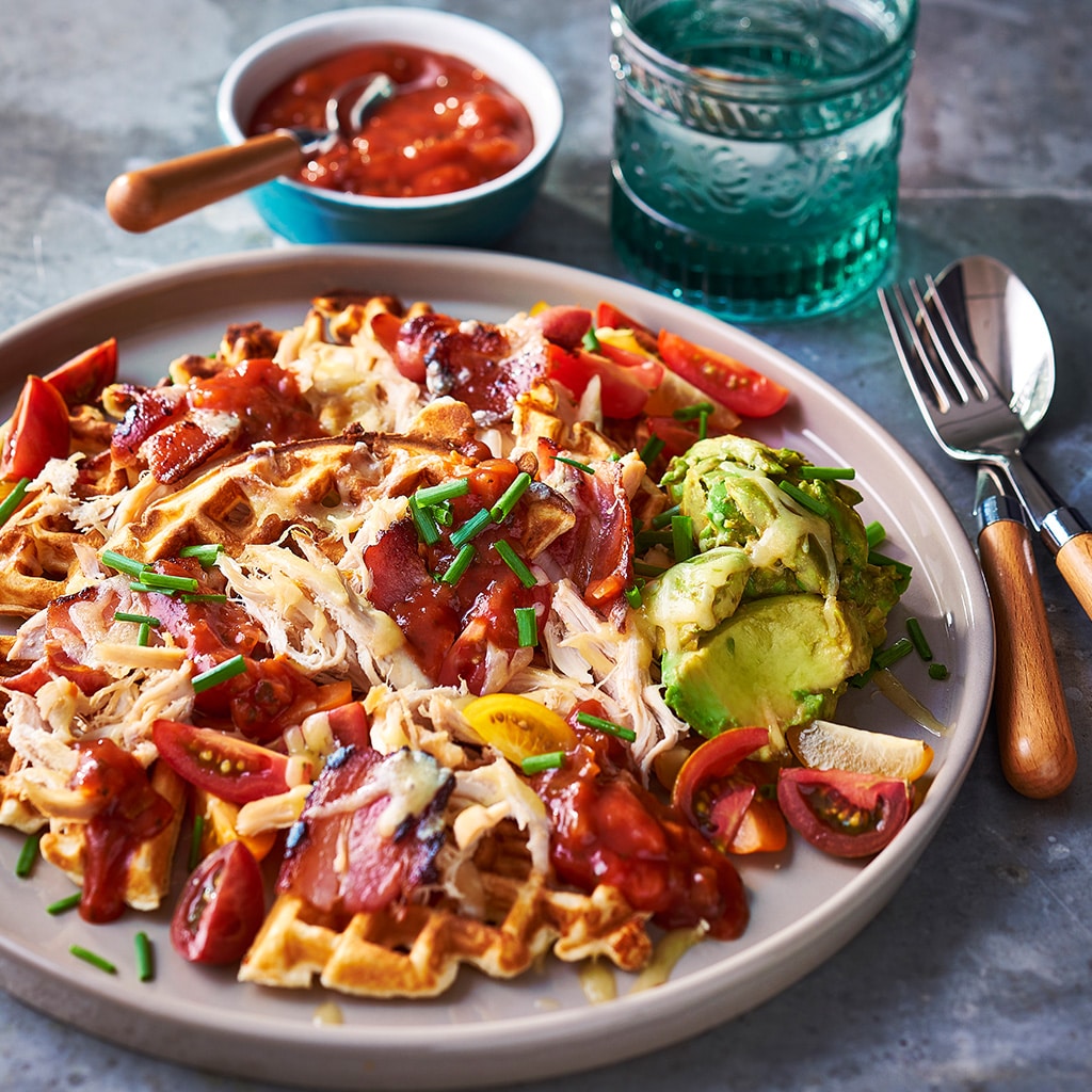 Chicken Waffle Nachos