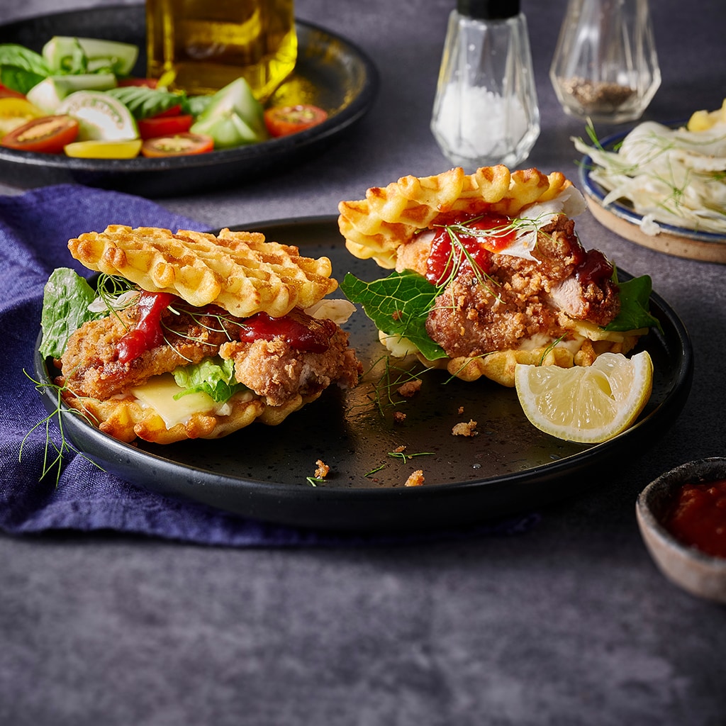 Chicken Waffle Sliders Chicken Waffle Sliders