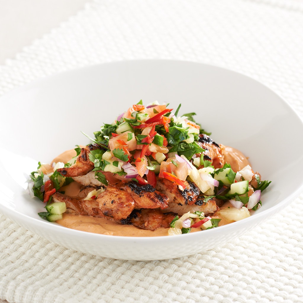 Chop Chop Salad with Red Yogurt Chop Chop Salad with Red Yogurt