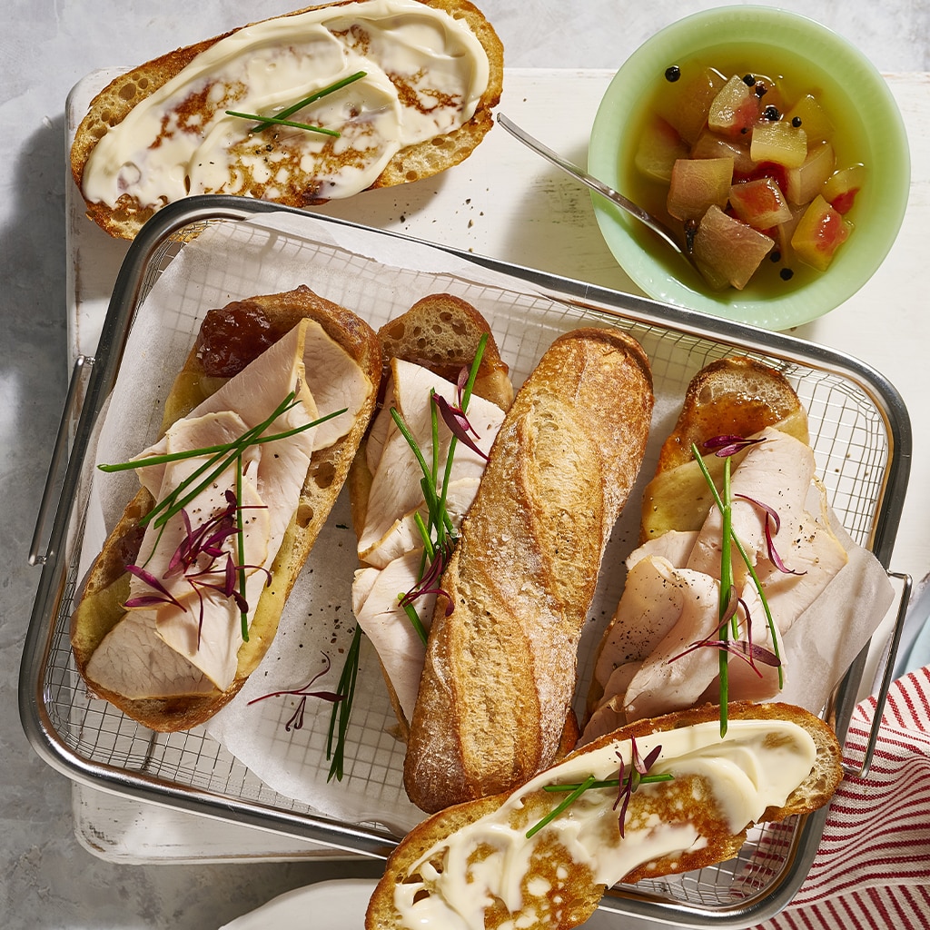 Fig Jam and Turkey Sandwich Fig Jam and Turkey Sandwich