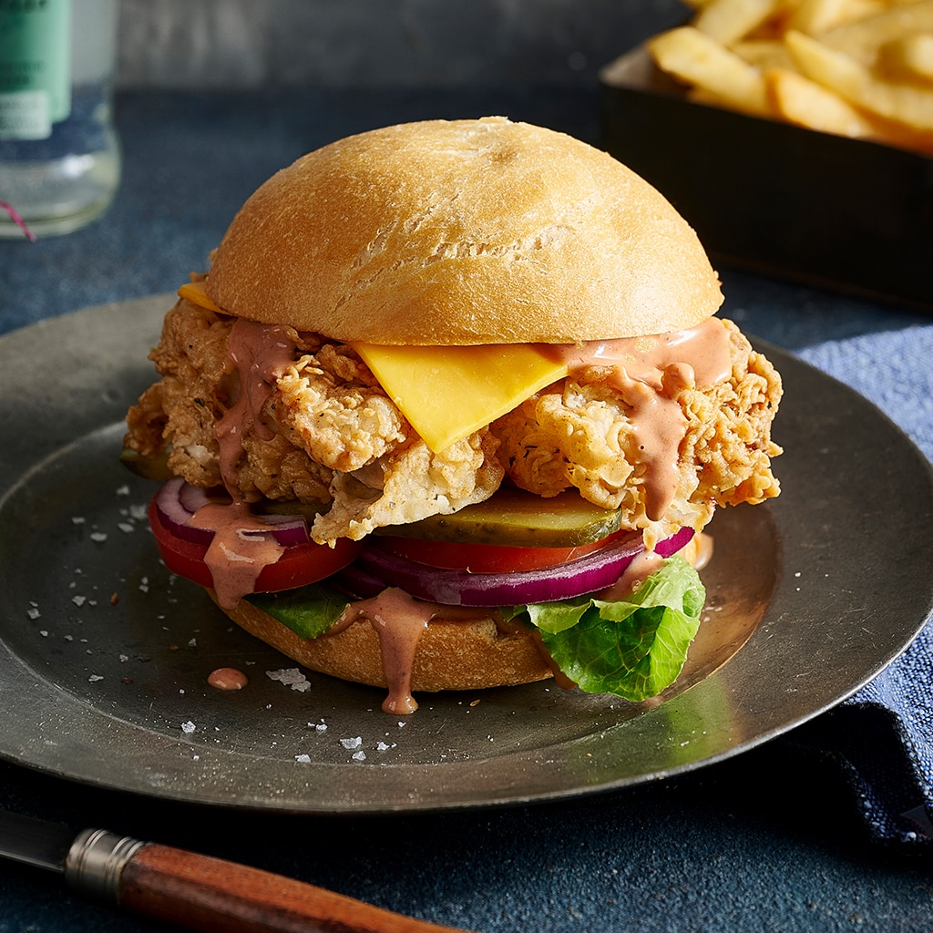 Fried Chicken Burger Fried Chicken Burger
