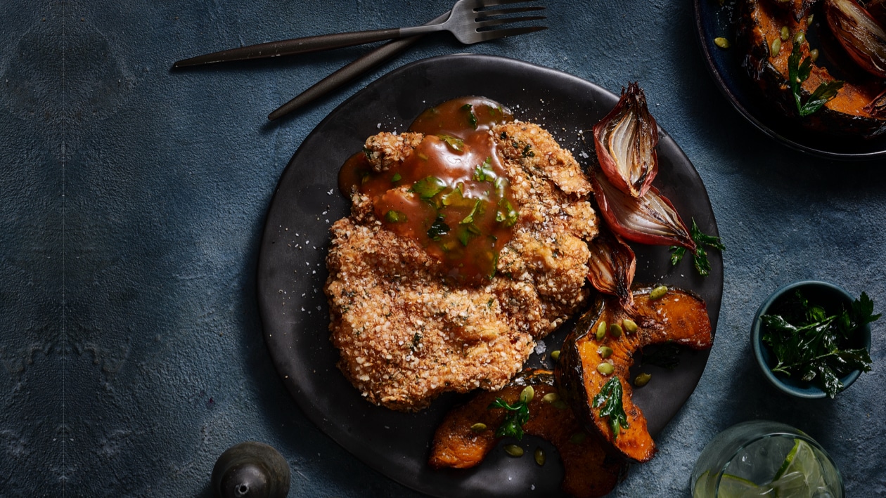 Quinoa Crumbed Chicken Schnitzel – Recipe