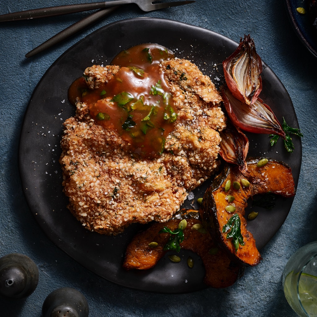 Quinoa Crumbed Chicken Schnitzel Quinoa Crumbed Chicken Schnitzel