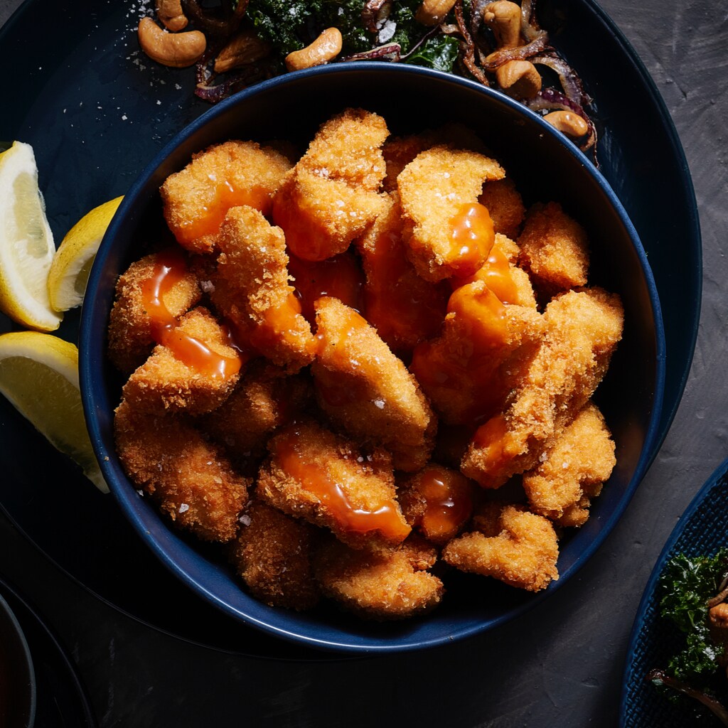 Smokey Chili Schnitzel Bites Smokey Chili Schnitzel Bites