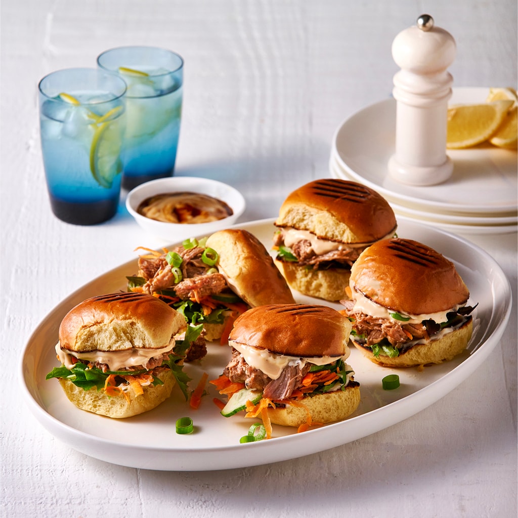 Sticky Asian Pulled Pork Sliders Sticky Asian Pulled Pork Sliders