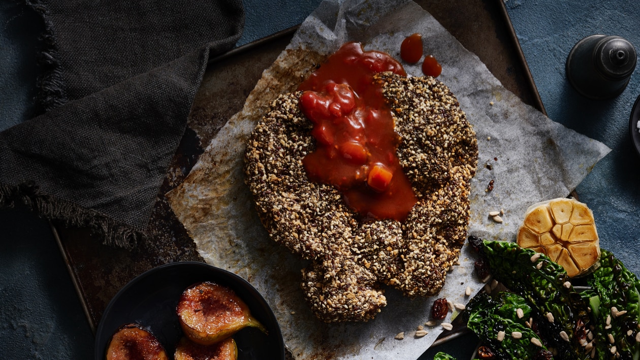 Super Seed Crumbed Schnitzel – Recipe