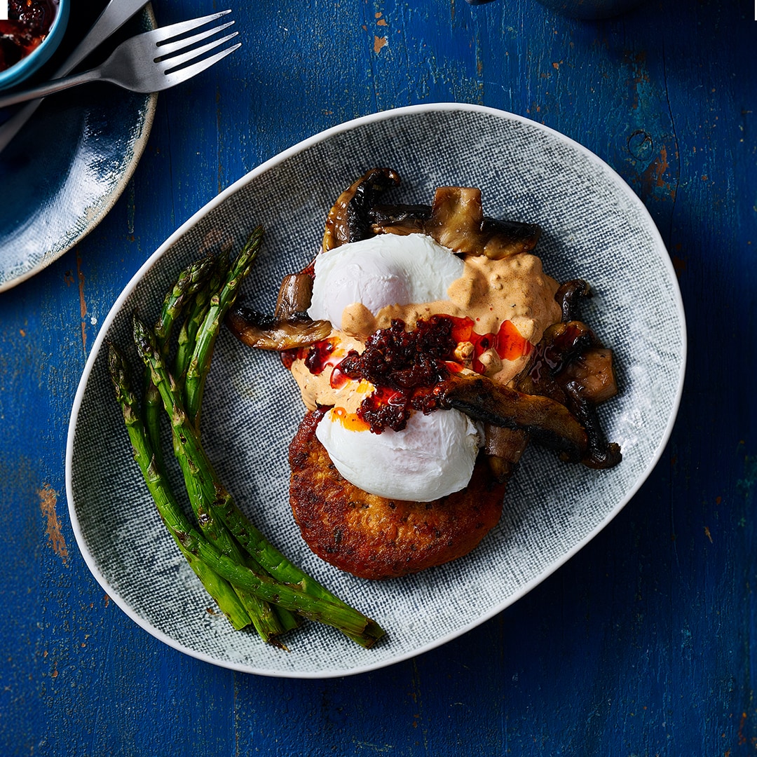 Vegetarian Eggs Benedict Vegetarian Eggs Benedict