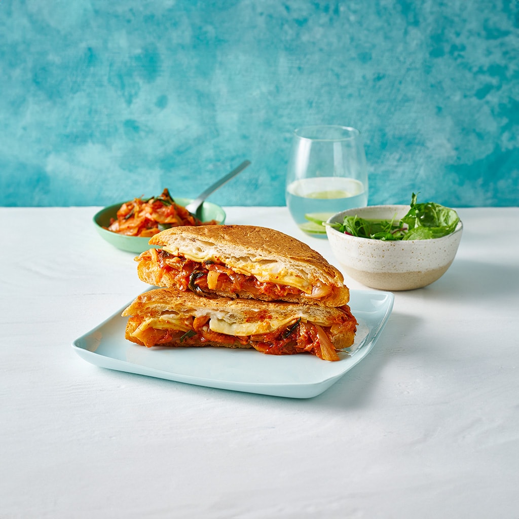 Grilled Kim-Cheese Sandwich with Jalapeños Grilled Kim-Cheese Sandwich with Jalapeños