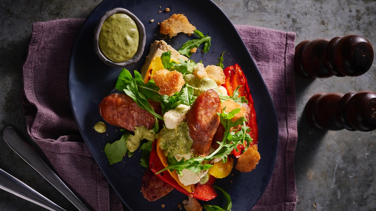 Haloumi Chorizo Stack – Recipe