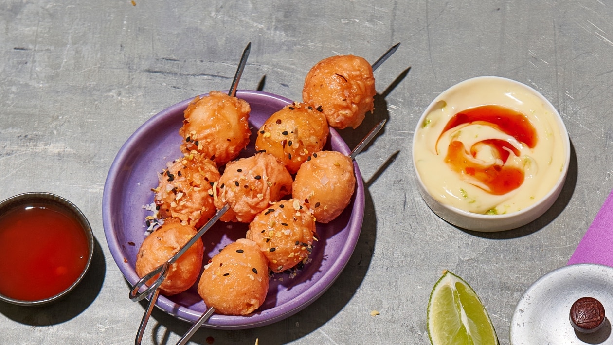 Kwek Kwek Skewers – Recipe