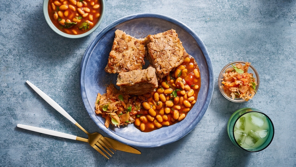 Pressed Pork Hock with Boston Baked Beans – Recipe