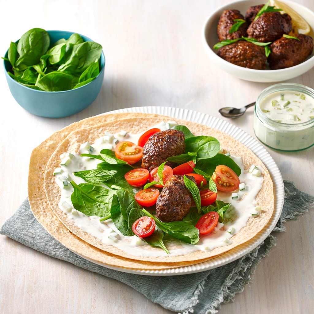 BBQ Indian Lamb Wraps BBQ Indian Lamb Wraps